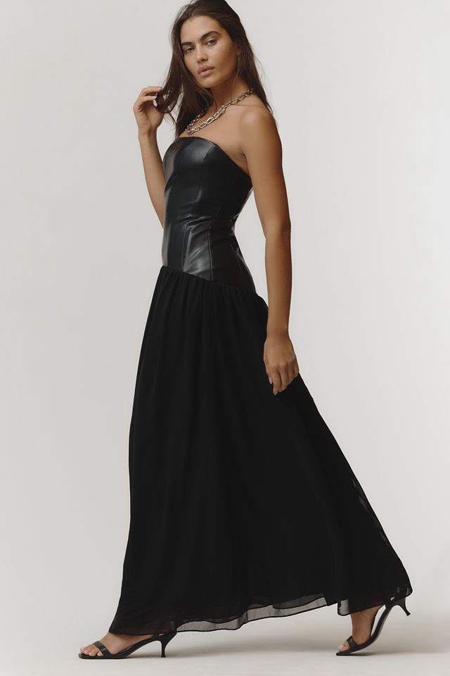 WeWoreWhat Strapless Drop-Waist Maxi Dress #2