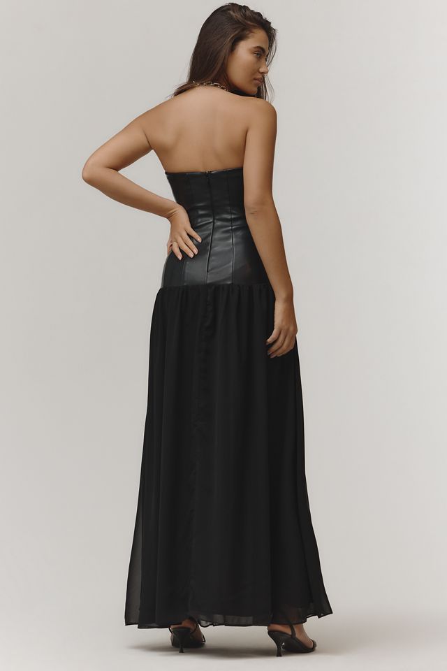 WeWoreWhat Strapless Drop-Waist Maxi Dress #3
