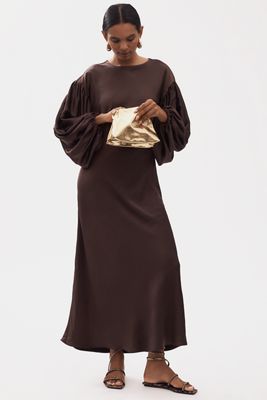 Robe maxi à manches ballon WeWoreWhat