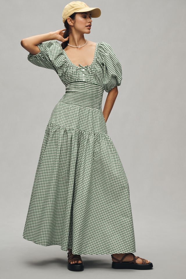 WeWoreWhat Smocked Puff-Sleeve Maxi Dress #2