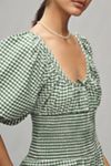 WeWoreWhat Smocked Puff-Sleeve Maxi Dress