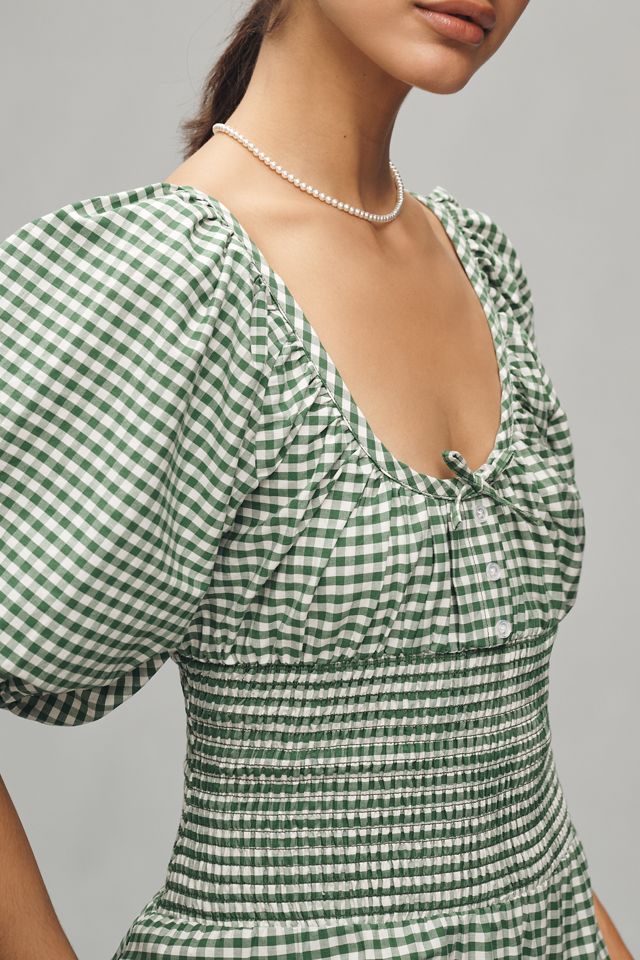 WeWoreWhat Smocked Puff-Sleeve Maxi Dress #3
