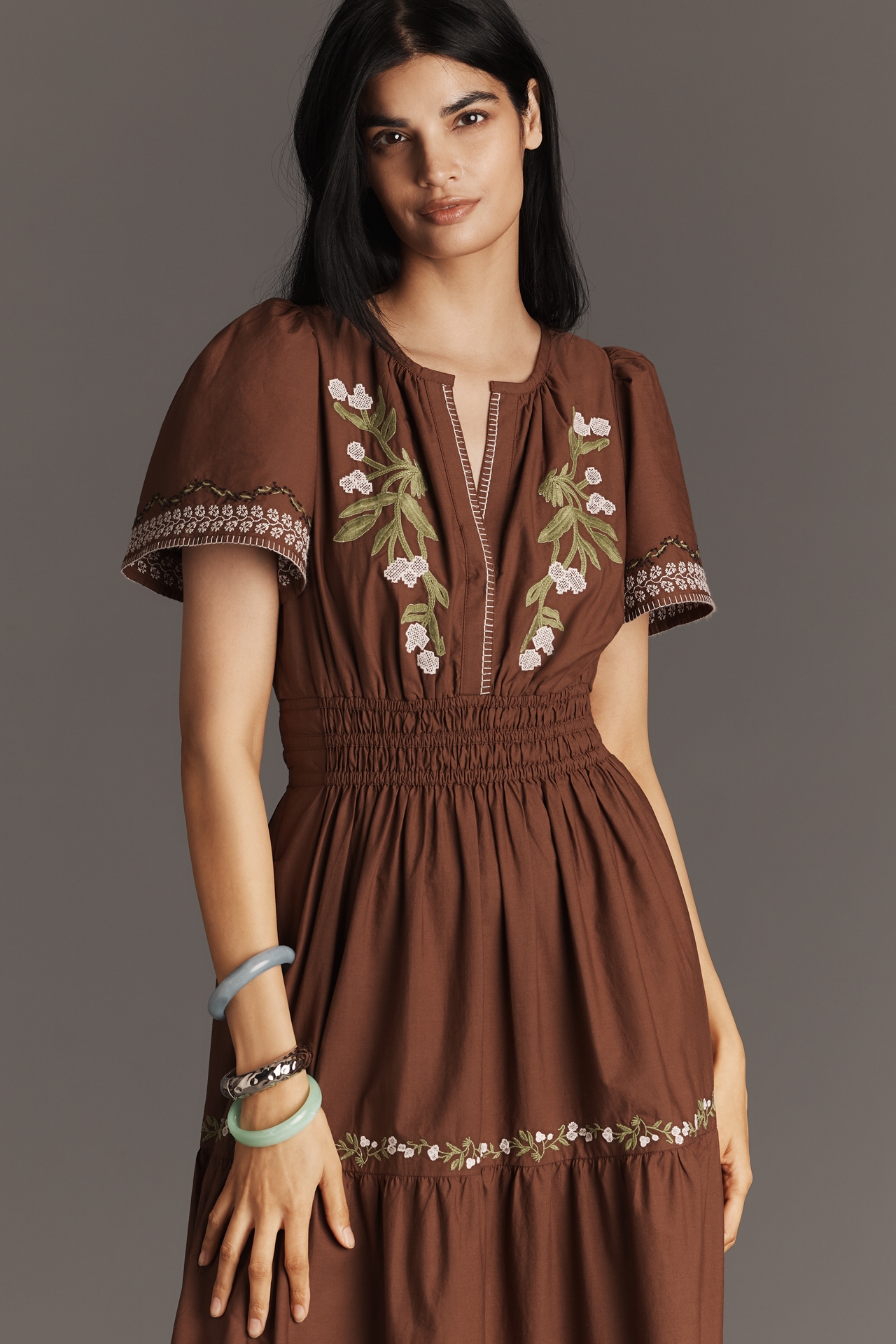 The Somerset Embroidered Maxi Dress