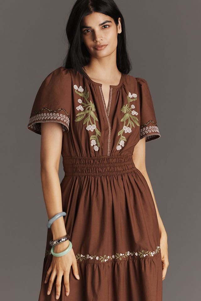 Das Somerset Bestickte Maxikleid #2
