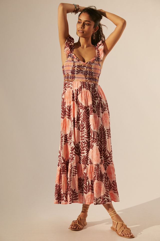 Cecilia Pettersson Smocked Maxi Dress #1