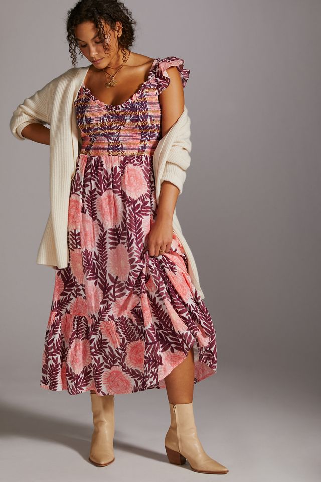 Cecilia Pettersson Smocked Maxi Dress #5