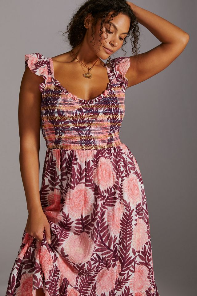 Cecilia Pettersson Smocked Maxi Dress #7