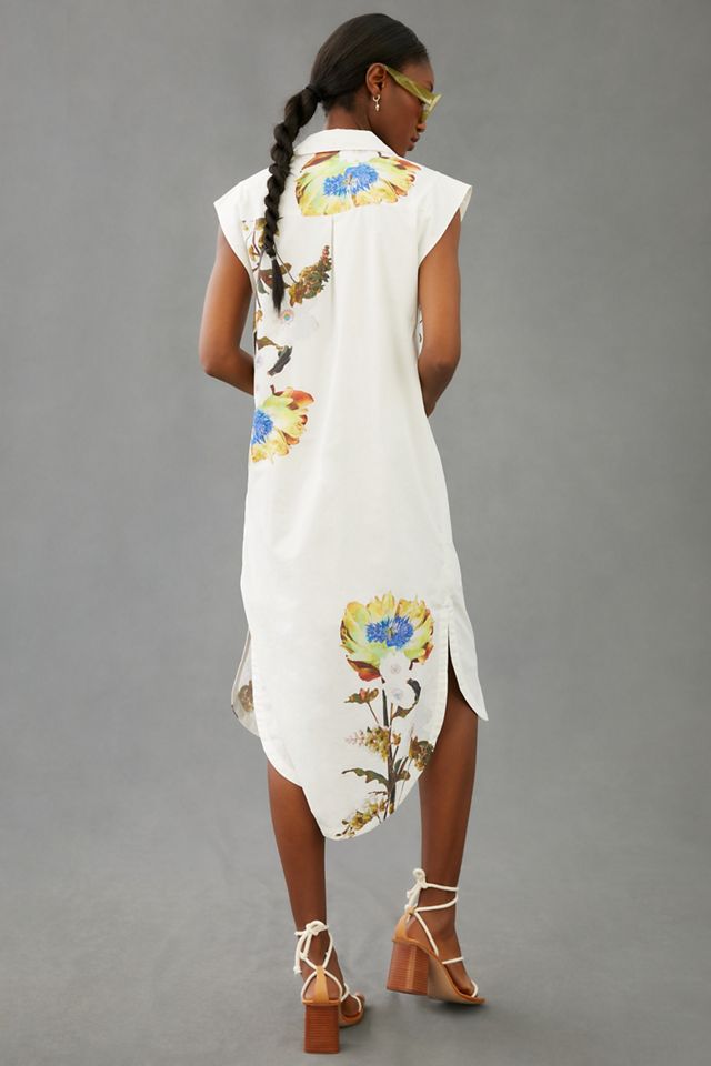 Maeve Sleeveless Midi Shirt Dress #2