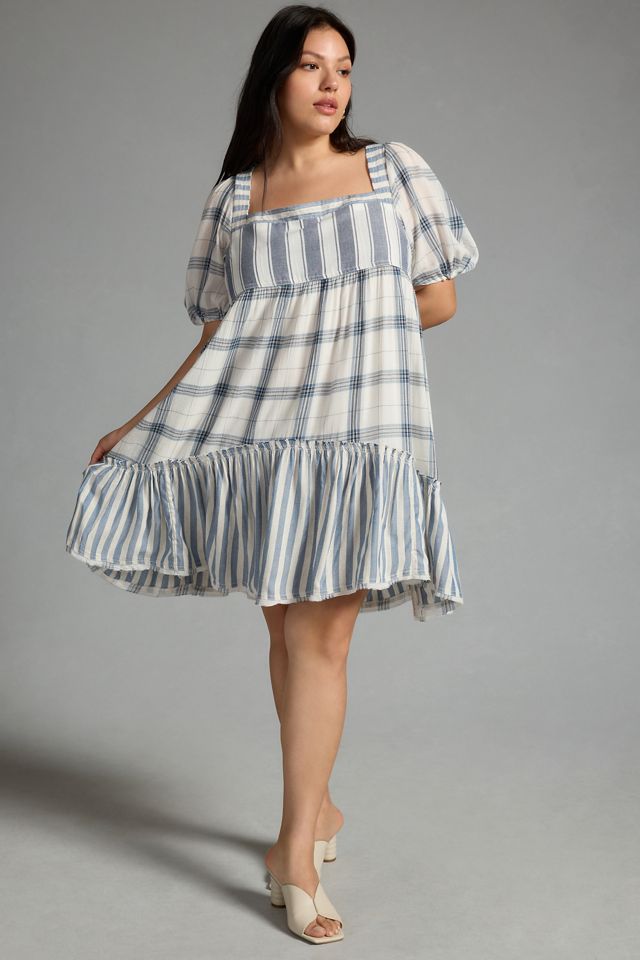 pilcro asymmetrical babydoll dress Swing Aqua Hayley Paige Wedding Photos Cut:missy