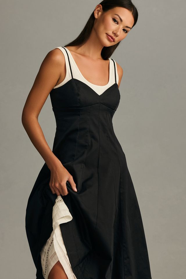 By Anthropologie Layered Pleated Dress #3