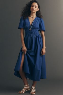 sachin and babi light blue dress Cornflower Blue Dresses main image 1