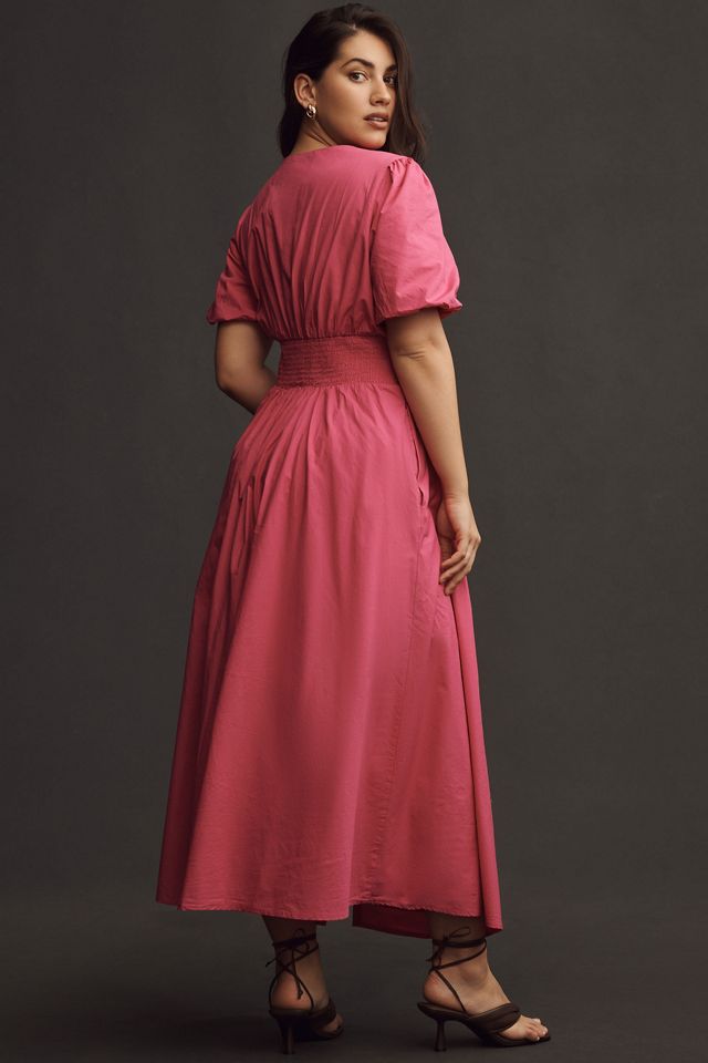 El Vestido Katerina con Escote en V y Botones en la Parte Delantera #5