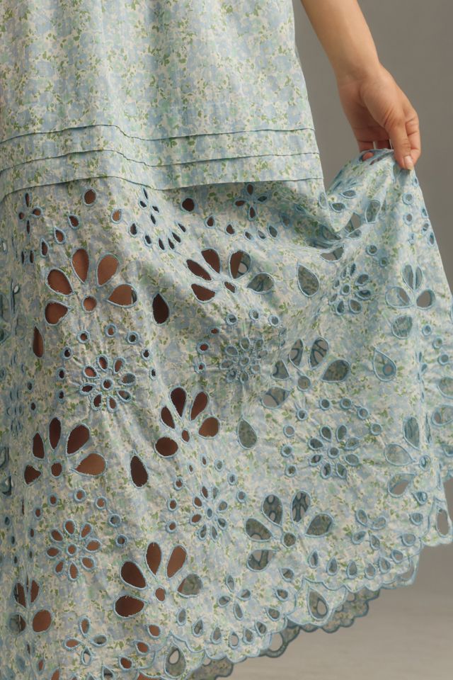 By Anthropologie Sweetheart Babydoll Maxi Dress | Anthropologie