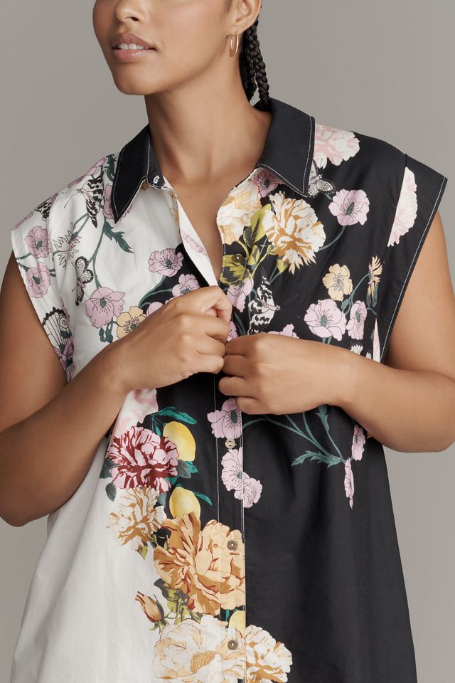 The Lillian Button-Front Midi Dress by Maeve #4