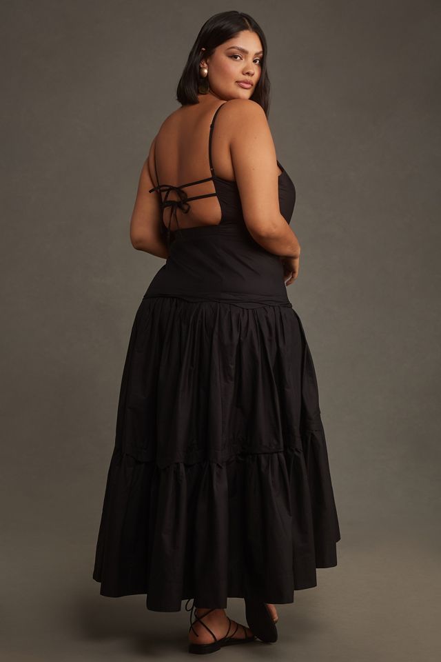 Maeve Halter Tiered Maxi Dress #6
