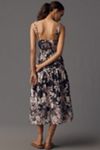 By Anthropologie Sleeveless Sweetheart A-Line Midi Dress