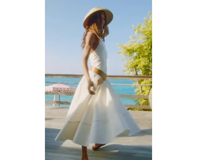 The Kenzie Drop-Waist Midi Dress | Anthropologie