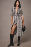 maeve short sleeve smocked midi shirt dress Short-Sleeve Smocked Midi Shirtdress