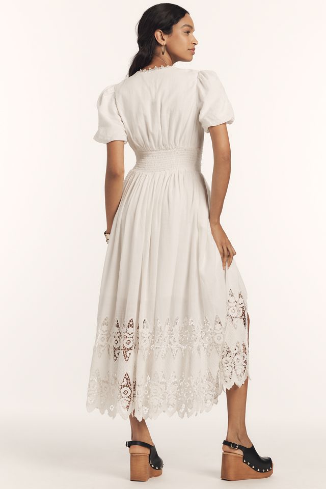El Vestido Katerina de Botones Frontales: Edición Eyelet #1