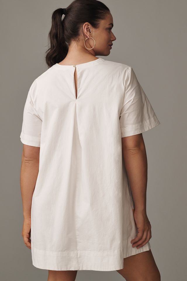 The Emmy Short-Sleeve Swing Mini Dress by Maeve #7