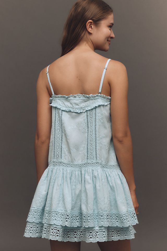 Pilcro Sleeveless Square-Neck Swing Mini Dress #1