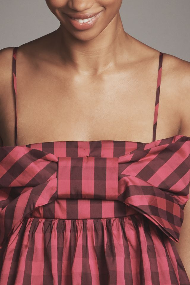 Maeve Bow Bubble Fit & Flare Mini Dress #2