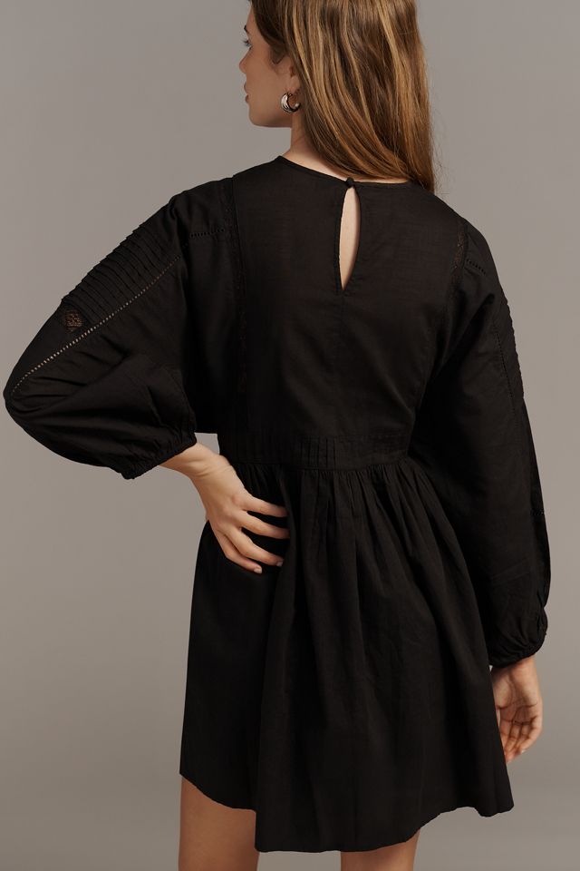 By Anthropologie Half-Sleeve Deco Mini Swing Dress #1