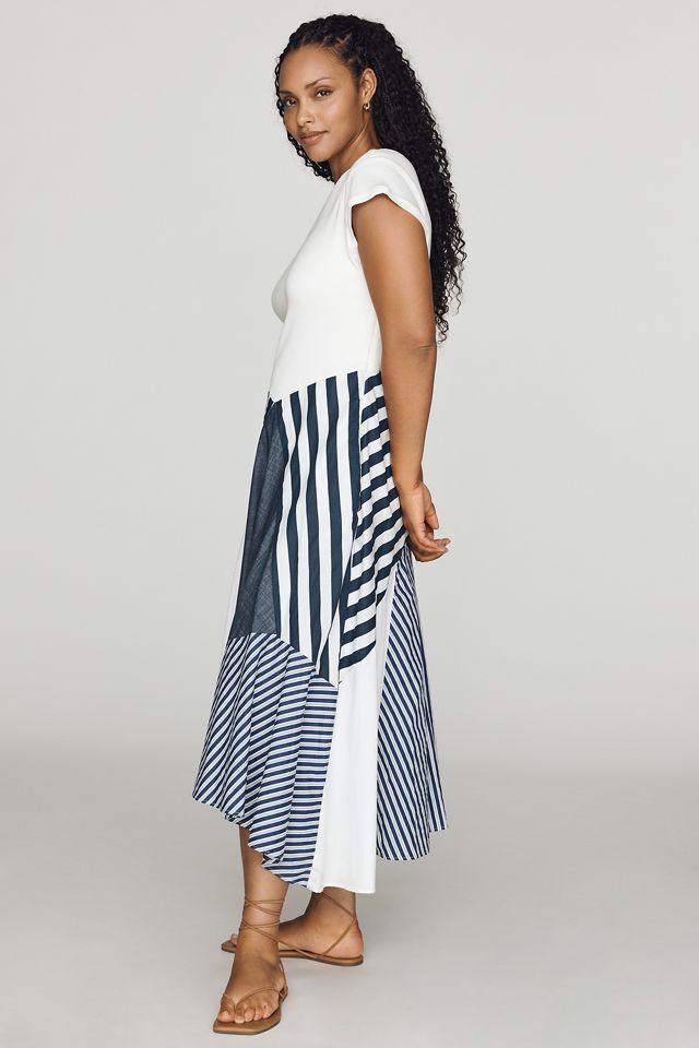 Maeve Twofer Patchwork Midi Dress #7