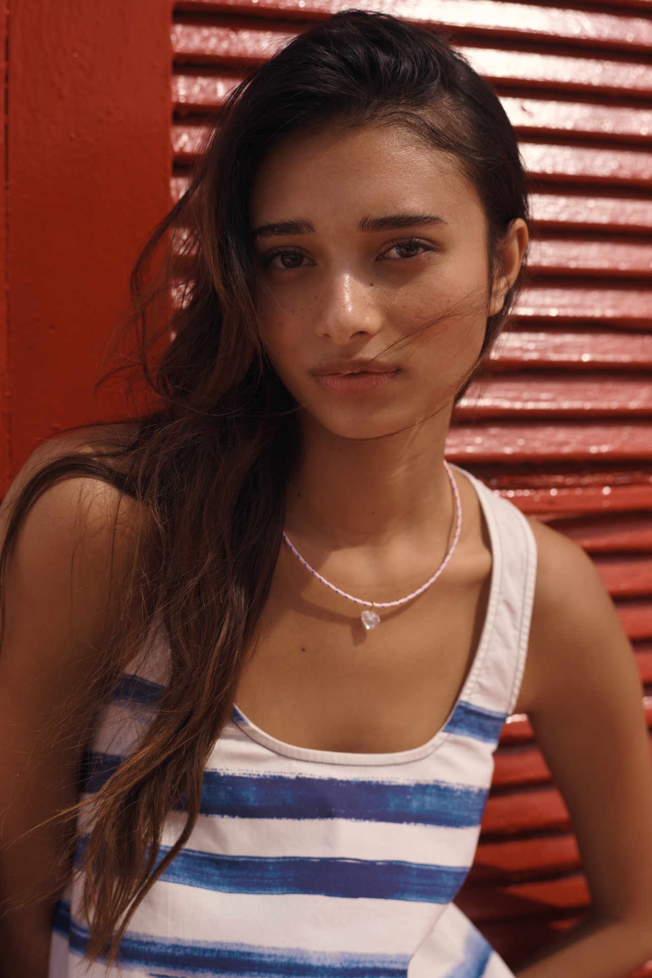 Keiko Striped Mini Dress by Maeve