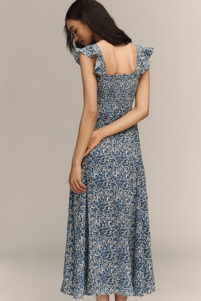Vestido Midi de Algodón con Botones Pilcro #2