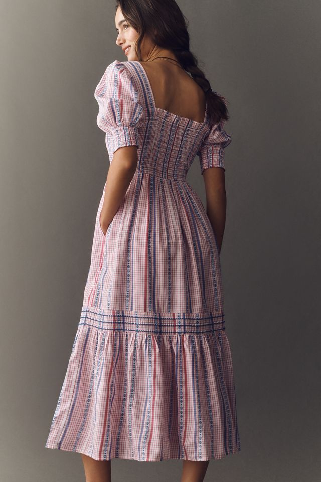 Peregrine Puff-Sleeve Midi Dress #2