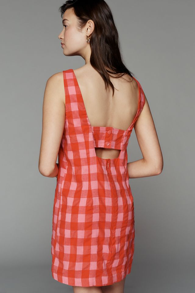 strapless open back dress Sylvie Shift Dress