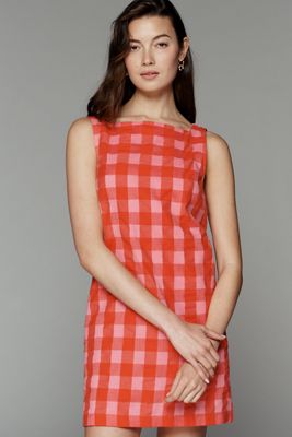 Avec Les Filles Gingham Mini Shift Dress | Anthropologie
