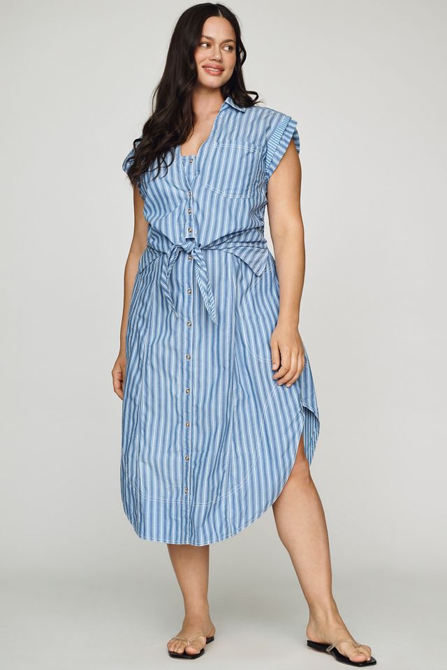 Pilcro Sleeveless Wrap Shirtdress #4