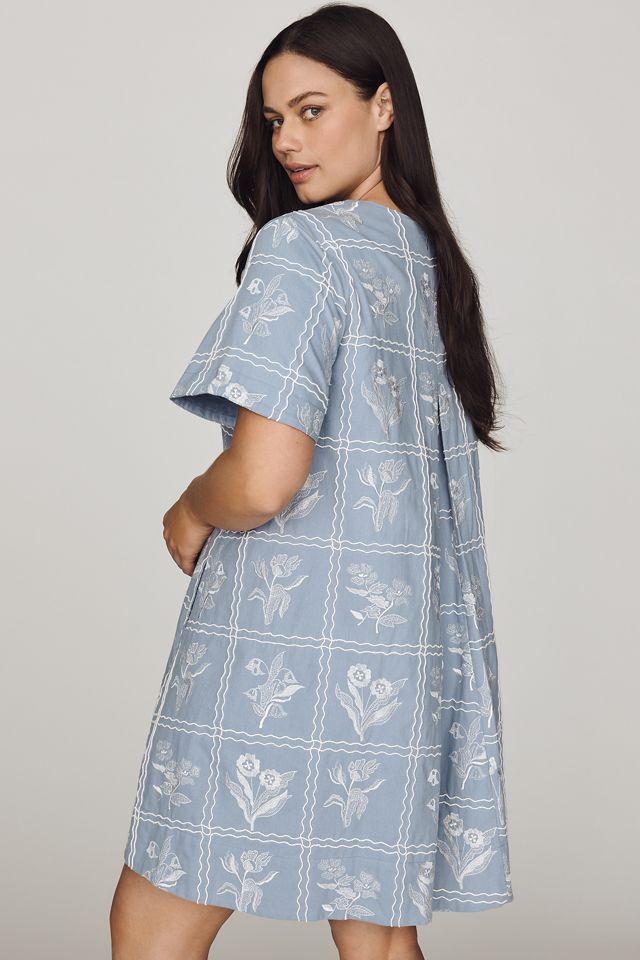 Maeve Emmy Swing Buttondown Mini Dress #6