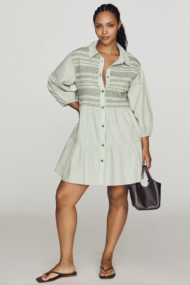 Maeve Bettina Cotton Mini Shirtdress #7