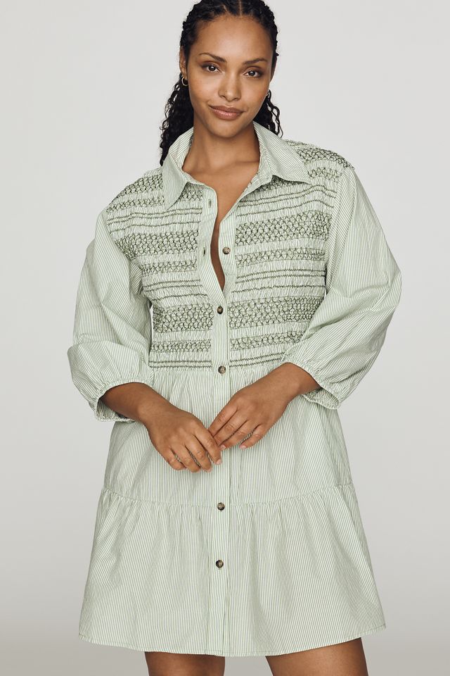 Maeve Bettina Cotton Mini Shirtdress #4