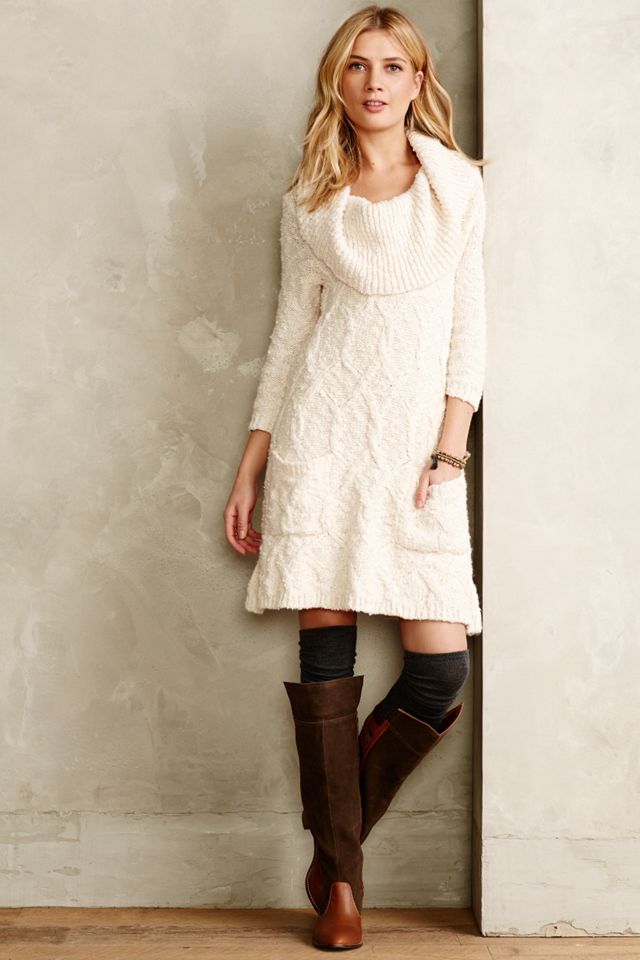Meli Cable Sweater Dress 