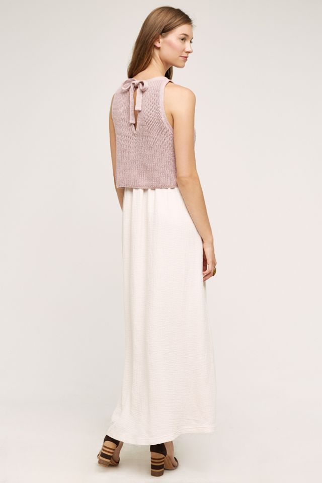 Layered Sandstone Maxi Dress #2