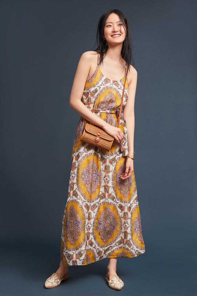 Medallion Maxi Dress | Anthropologie