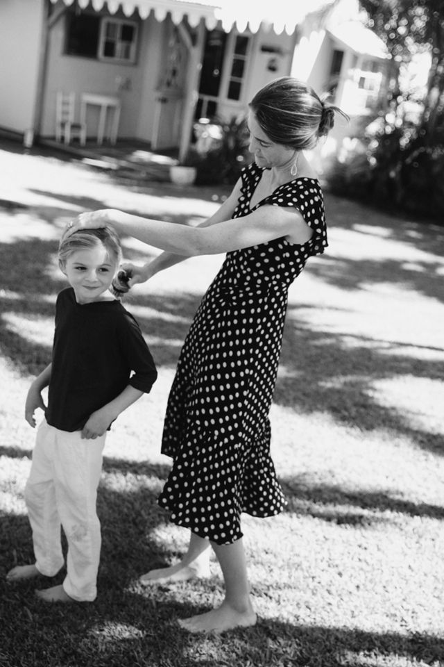 Gathered Polka Dot Dress #5
