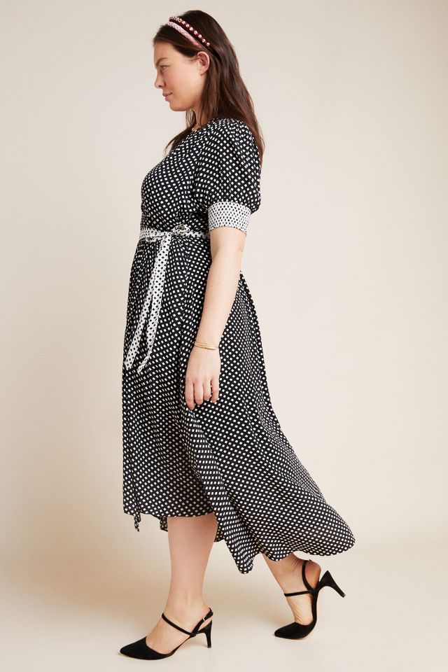 Breanna Polka Dot Wrap Dress Anthropologie