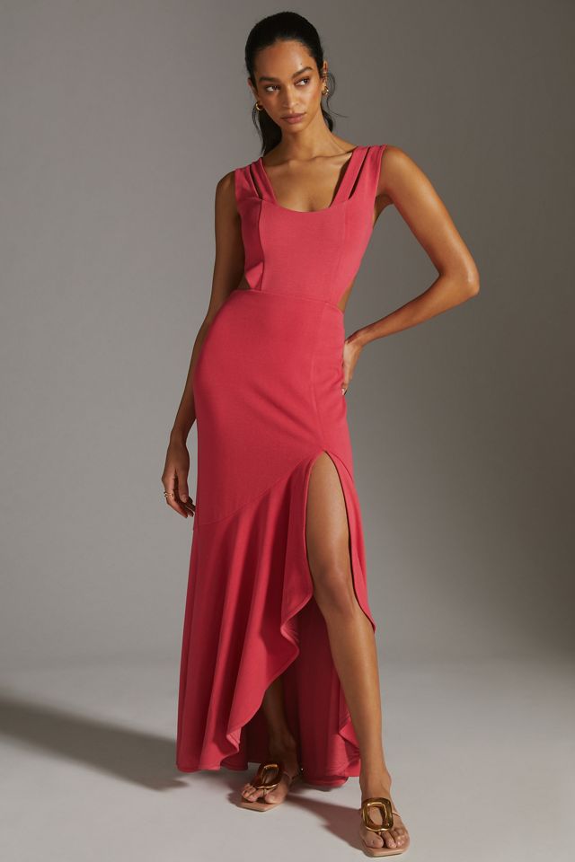 Maeve Open-Back Knit Maxi Dress #2