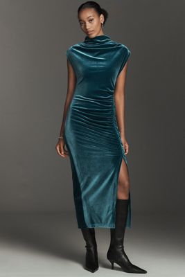 Endless Rose Strapless Textured Column Midi Dress