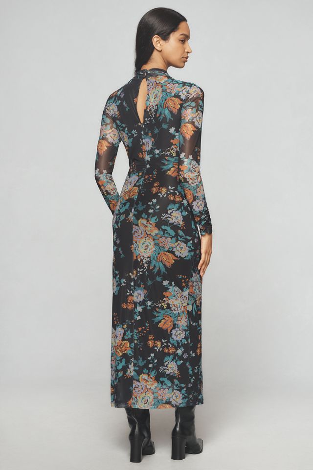 By Anthropologie Mock-Neck Knit Maxi Dress #2