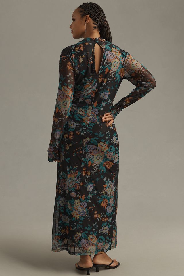 By Anthropologie Mock-Neck Knit Maxi Dress #5