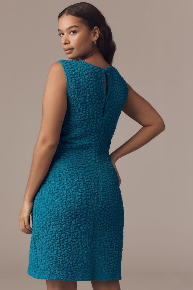 By Anthropologie Textured Mini Shift Dress #6