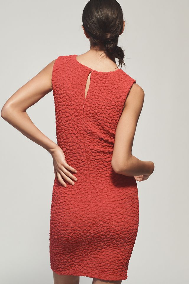 By Anthropologie Textured Mini Shift Dress #4