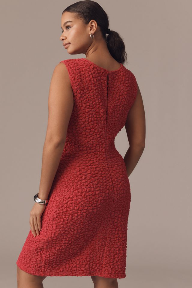 By Anthropologie Textured Mini Shift Dress #1