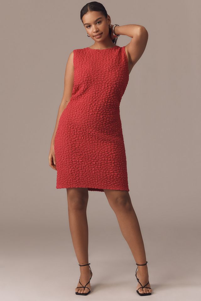 By Anthropologie Textured Mini Shift Dress #2